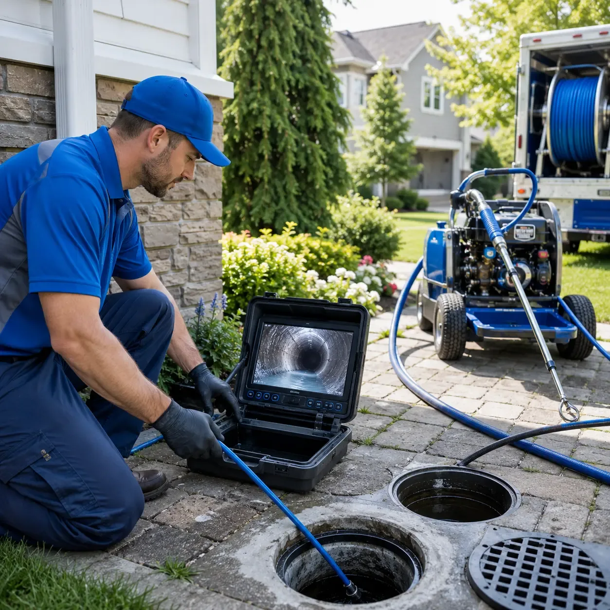 Outdoor drain cleaning professionals serving Waynesboro, VA